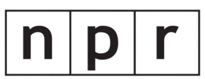 NPR logo with three black squares containing the lowercase letters n, p, and r in order.